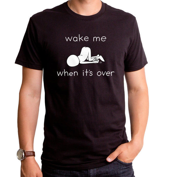 goodie two sleeves Wake Me Adult T-Shirt