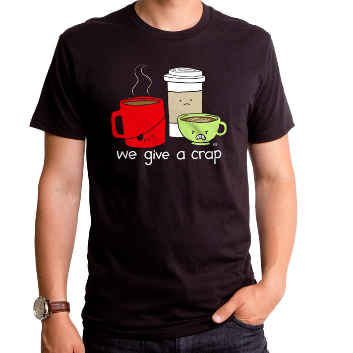 goodie two sleeves We Give a Crap Adult T-Shirt