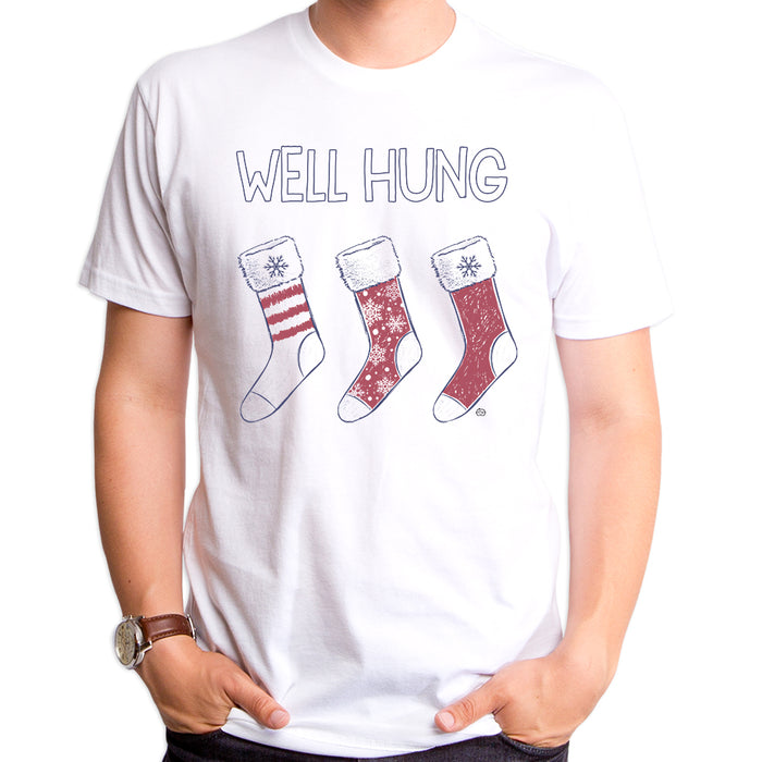 goodie two sleeves Well Hung Adult T-Shirt