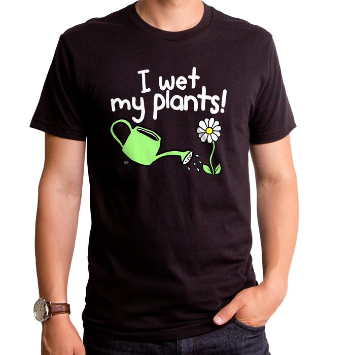 goodie two sleeves Wet My Plants Adult T-Shirt