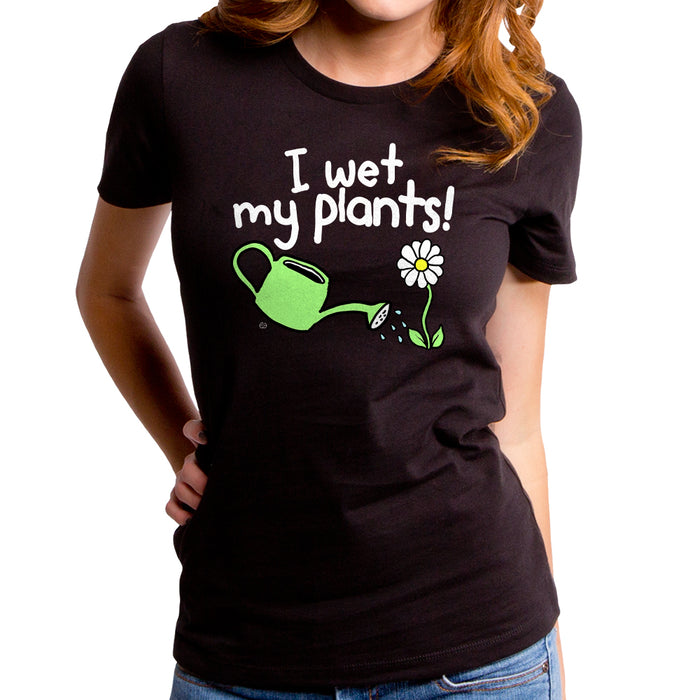 goodie two sleeves Wet My Plants Women's T-Shirt
