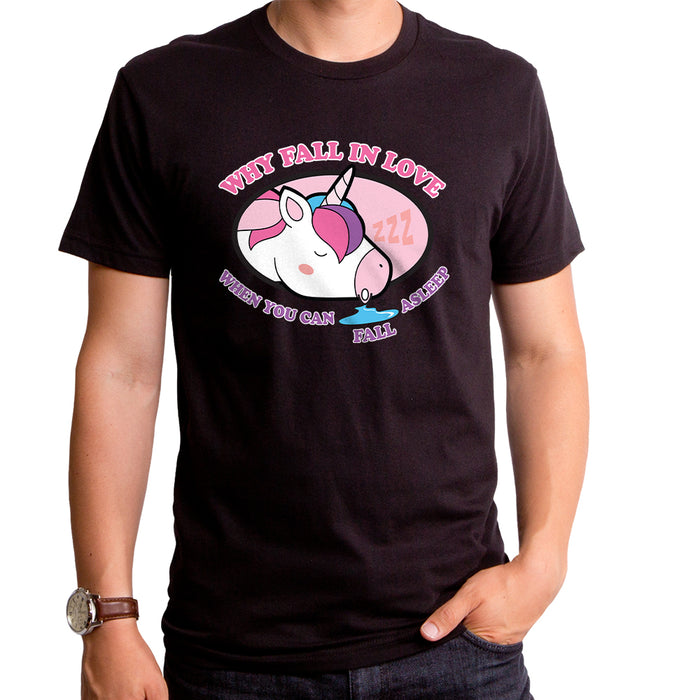 goodie two sleeves Why Fall in Love Adult T-Shirt