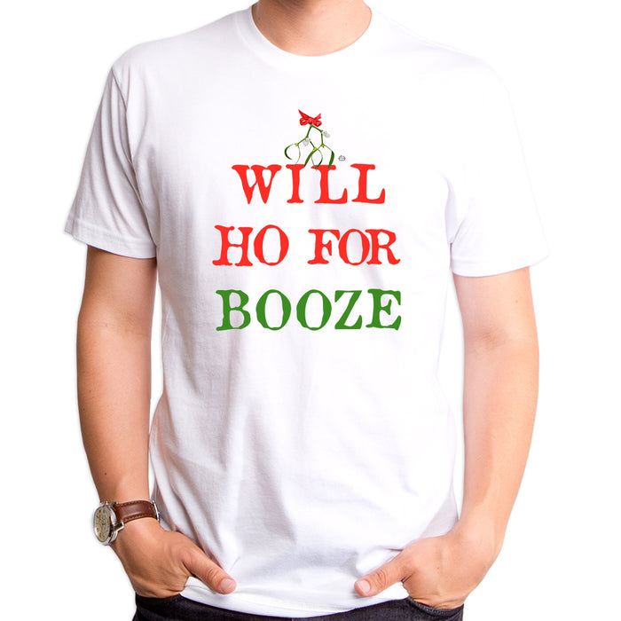goodie two sleeves Will Ho For Booze Adult T-Shirt