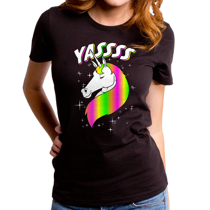 goodie two sleeves Yassss Unicorn Women's T-Shirt