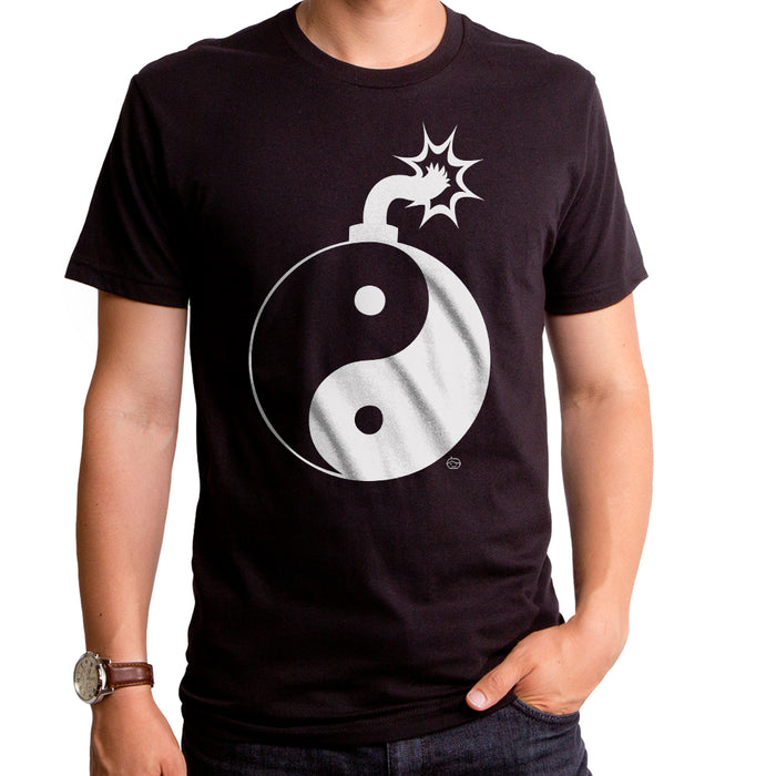 goodie two sleeves Yin Yang Bomb Adult T-Shirt