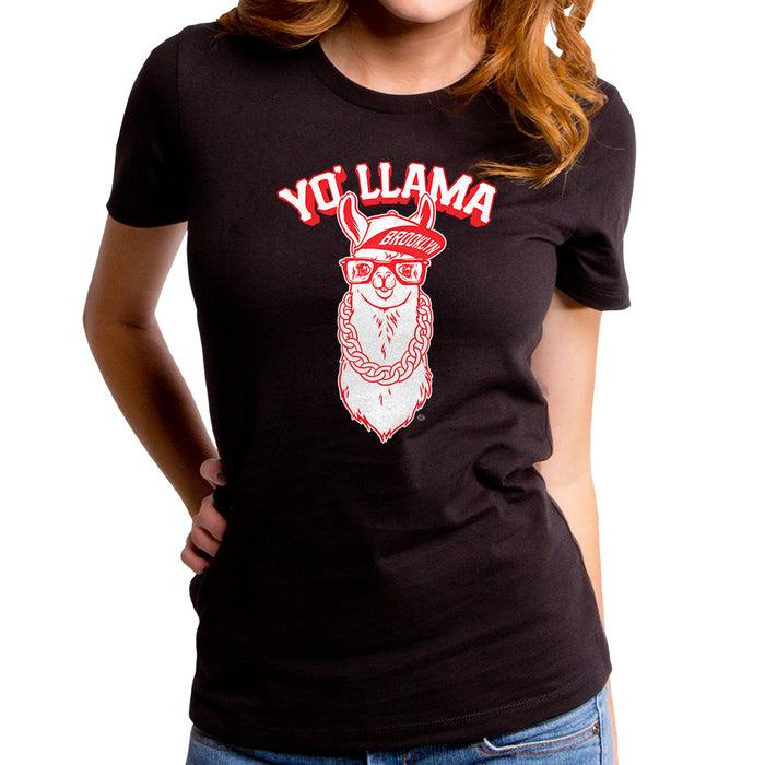 goodie two sleeves Yo Llama Women's T-Shirt