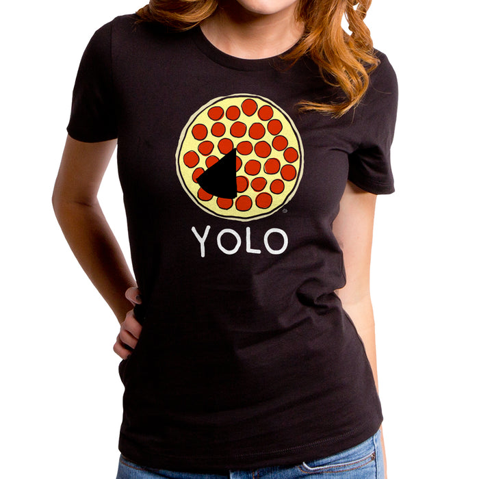 goodie two sleeves YOLO Pizza Women's T-Shirt