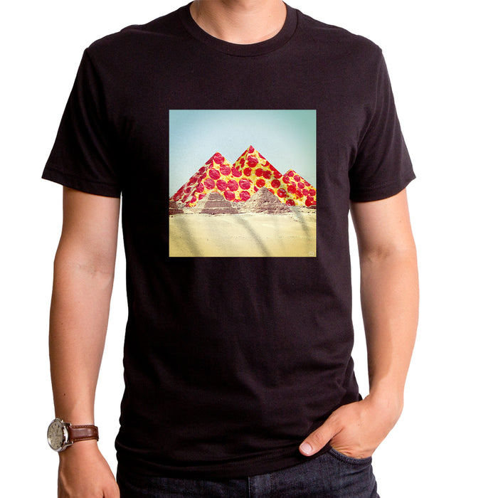 goodie two sleeves Great Pyramid of Pizza Adult T-Shirt