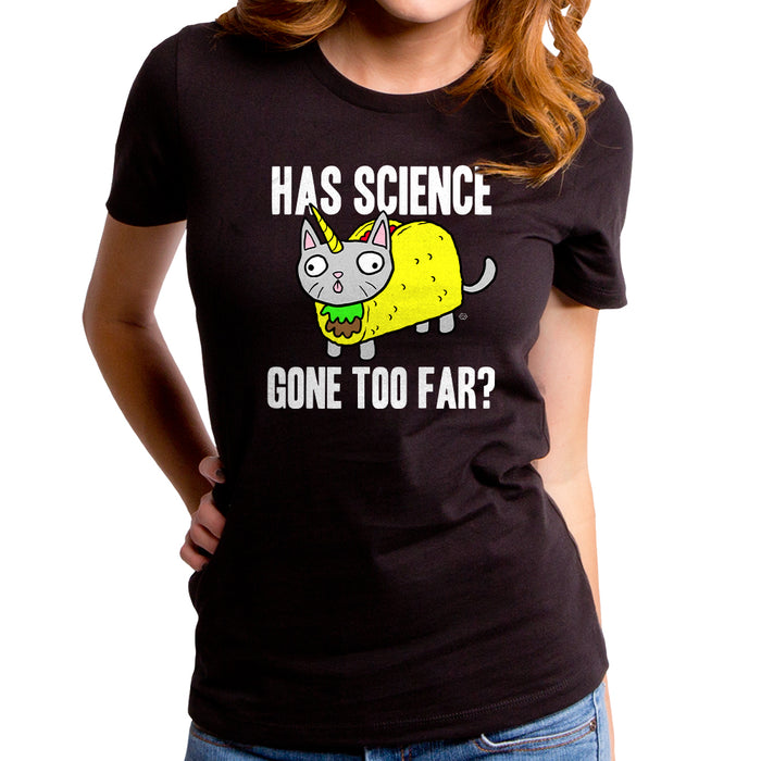 goodie two sleeves Has Science Gone Too Far Women's T-Shirt