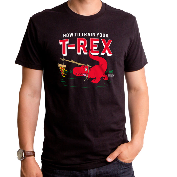 goodie two sleeves How To Train Your T-Rex Adult T-Shirt