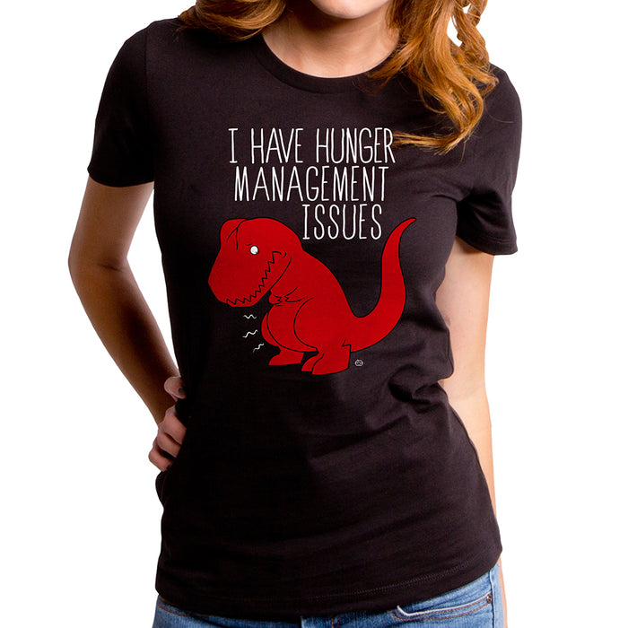 goodie two sleeves Hunger Management Dino Women's T-Shirt