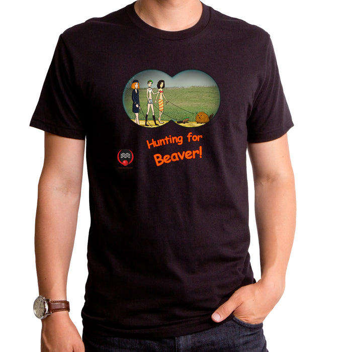 goodie two sleeves Hunting For Beaver Men's T-Shirt