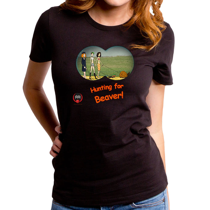 goodie two sleeves Hunting For Beaver Women's T-Shirt