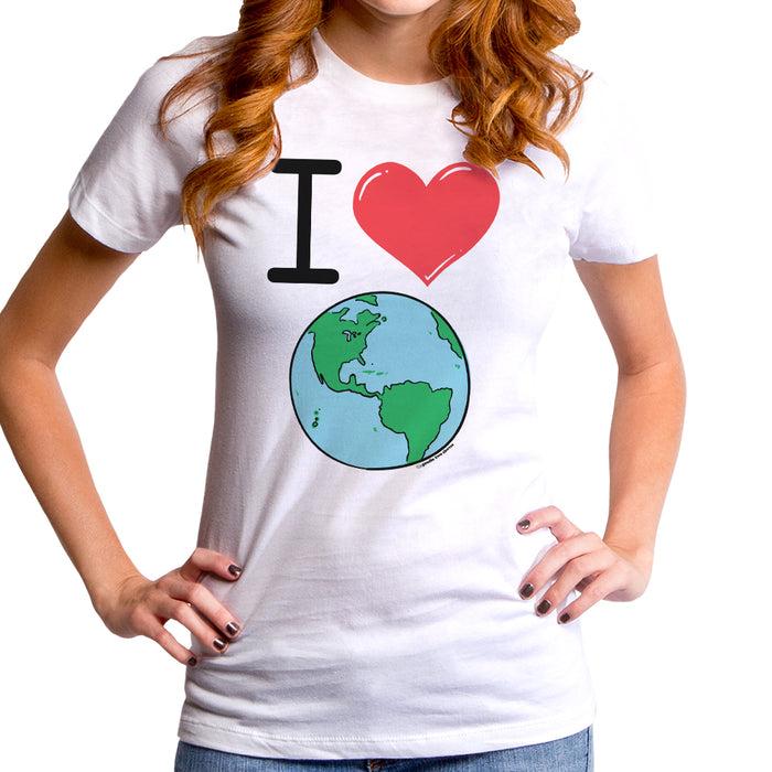 goodie two sleeves I Heart The Earth Women's T-Shirt