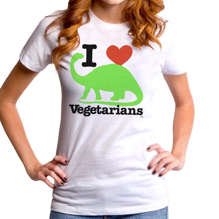 goodie two sleeves I Heart Vegetarians Women's T-Shirt