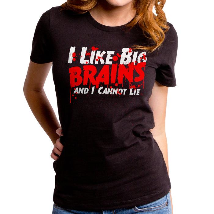 goodie two sleeves I Like Big Brains Women's T-Shirt