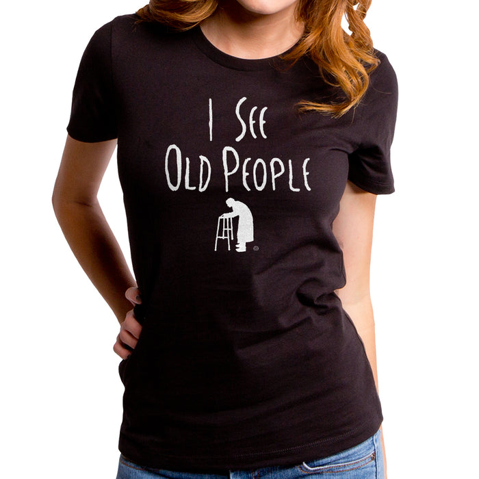 goodie two sleeves I See Old People Women's T-Shirt