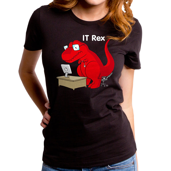 goodie two sleeves IT Professional T-Rex Women's T-Shirt