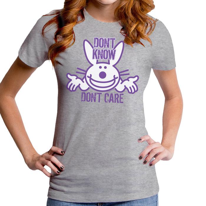 goodie two sleeves Jim Benton - Don't Know Don't Care Women's T-Shirt