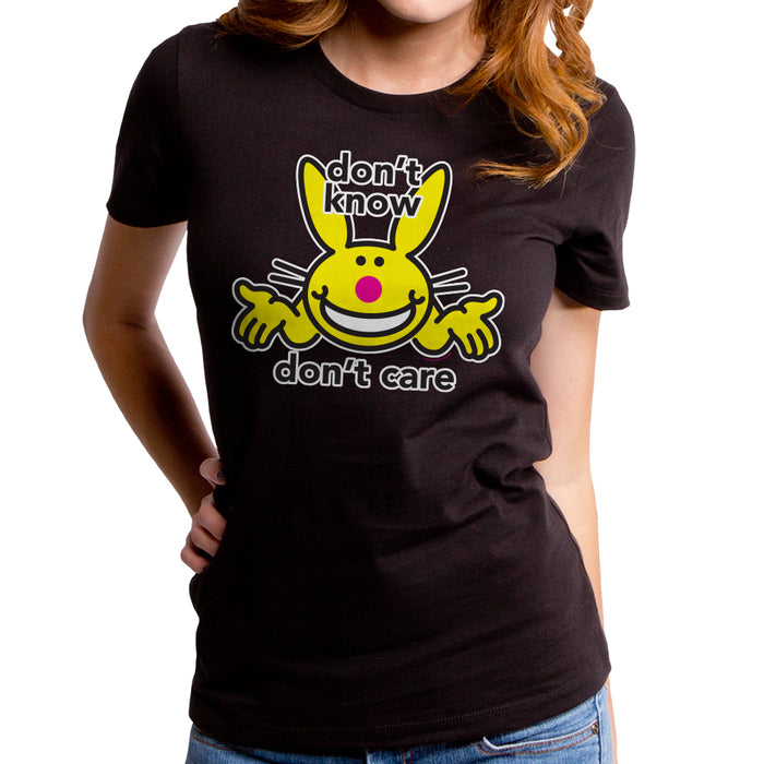 goodie two sleeves Jim Benton - Don't Know Dont Care Yellow Women's T-Shirt