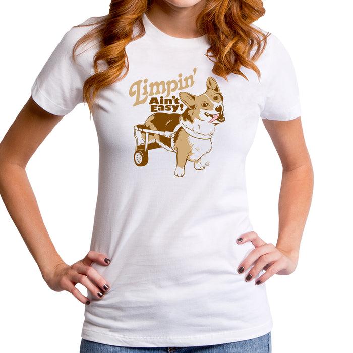 goodie two sleeves Limpin Aint' Easy Women's T-Shirt