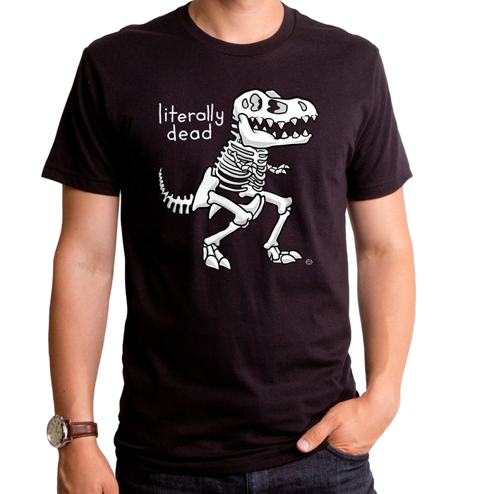 goodie two sleeves Literally Dead Dino Men's T-Shirt