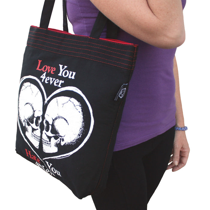 Goodie Two Sleeves Love You Forever-Periodic Table Pirates Reversible Tote Bag
