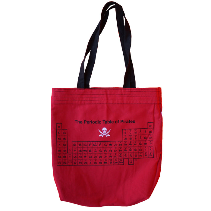 goodie two sleeves Love You Forever-Periodic Table Pirates Reversible Tote Bag