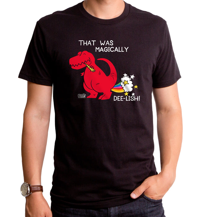 goodie two sleeves Magically Delicious Dino Adult T-Shirt