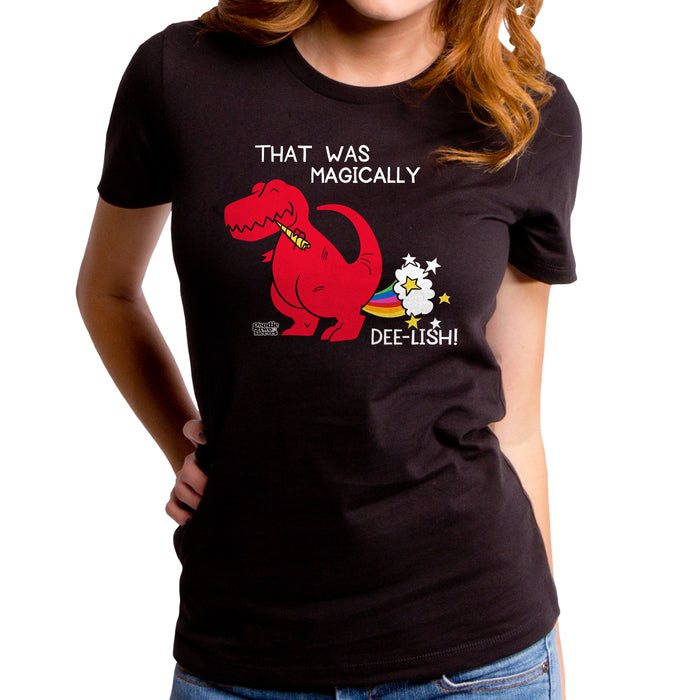 goodie two sleeves Magically Delicious Dino Women's T-Shirt
