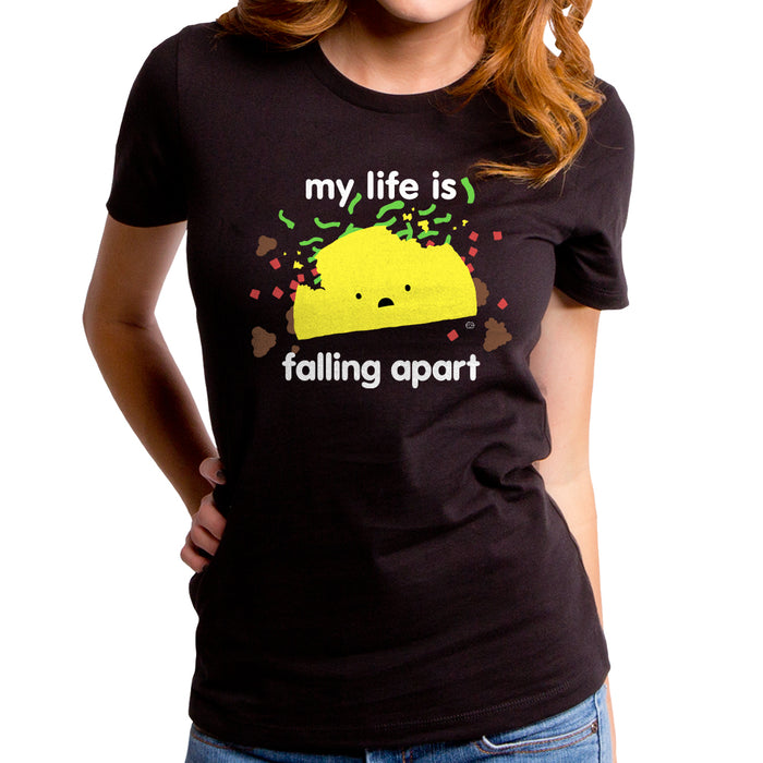goodie two sleeves My Life is Falling Apart Women's T-Shirt
