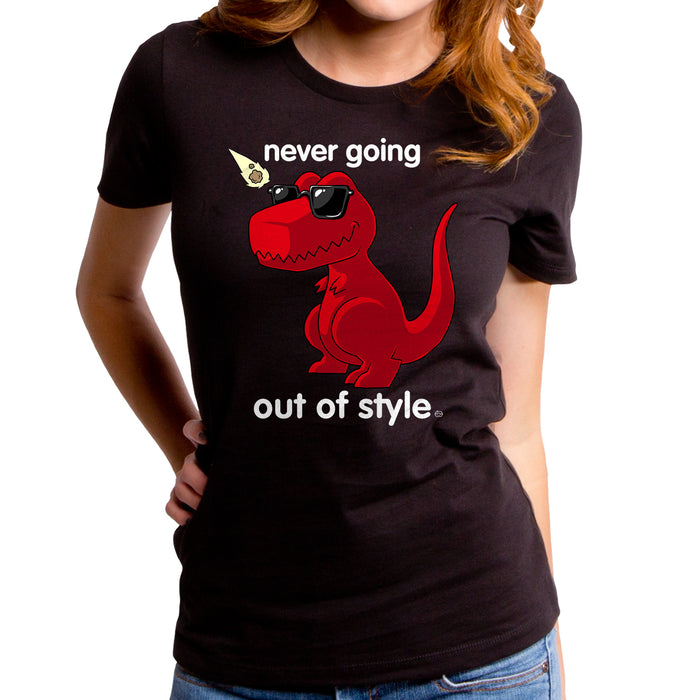 goodie two sleeves Never Going Out Of Style Dino Women's T-Shirt