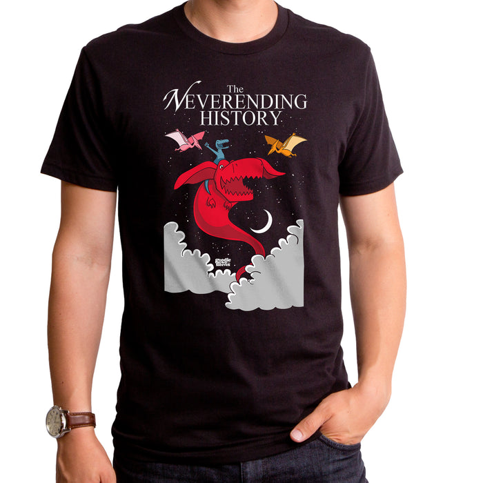 goodie two sleeves Neverending History Dino Adult T-Shirt