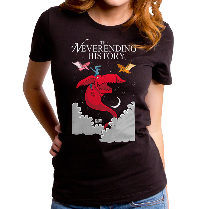 goodie two sleeves Neverending History Dino Women's T-Shirt