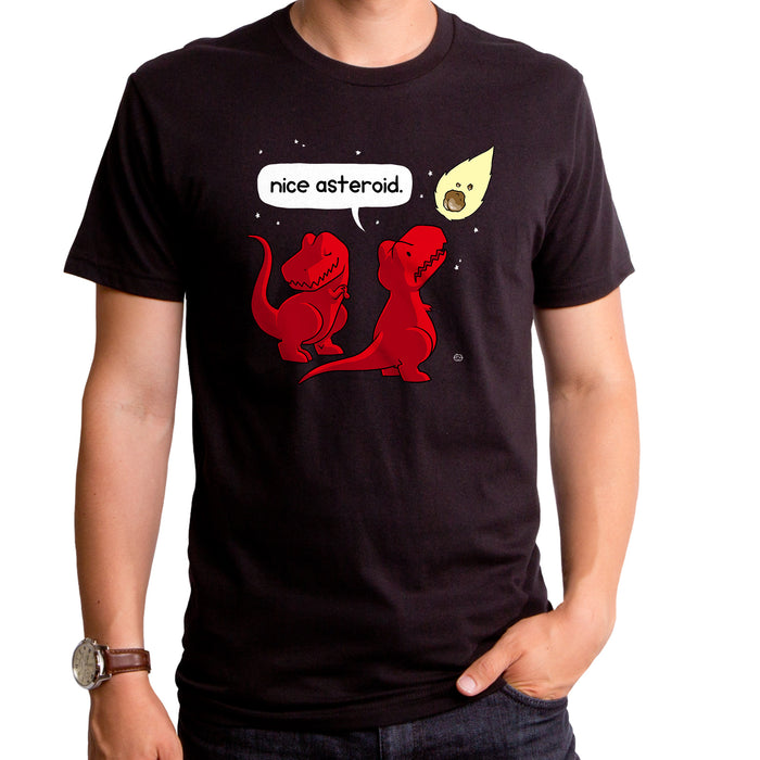 goodie two sleeves Nice Asteroid Dino Men's T-Shirt