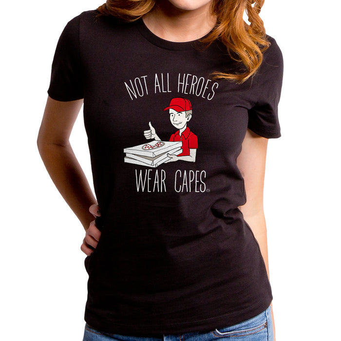 goodie two sleeves Not All Heroes Wear Capes Women's T-Shirt