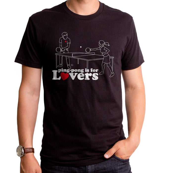 goodie two sleeves Ping Pong Is For Lovers Adult T-Shirt