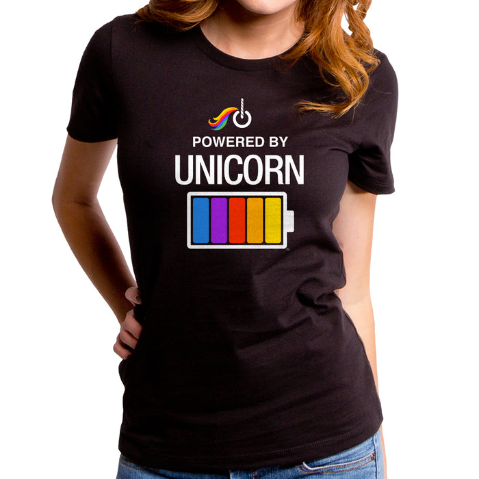 goodie two sleeves Powered by Unicorn Women's T-Shirt