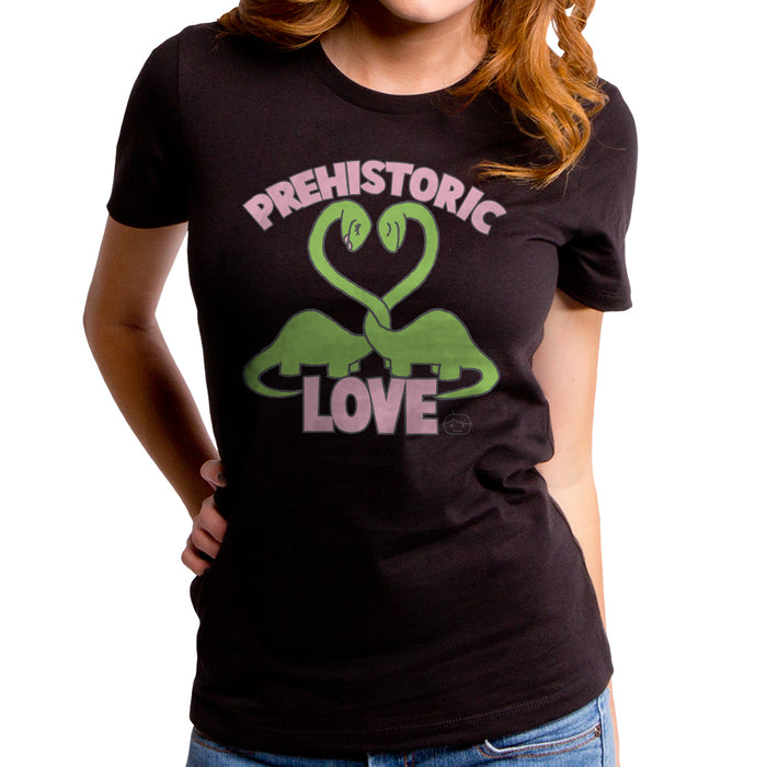 goodie two sleeves Prehistoric Love Women's T-Shirt