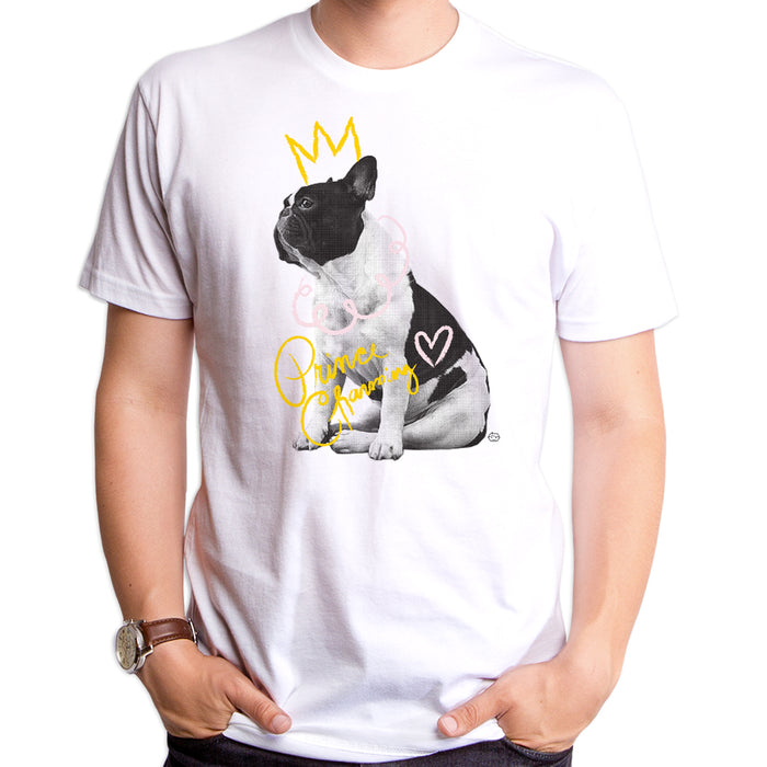 goodie two sleeves Prince Charming Pug Adult T-Shirt