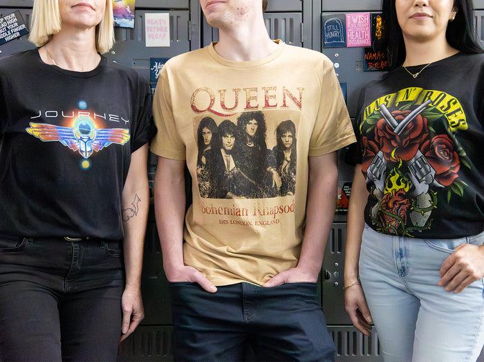 Goodie Two Sleeves Queen Bohemian Rhapsody 1975 Unisex Tee