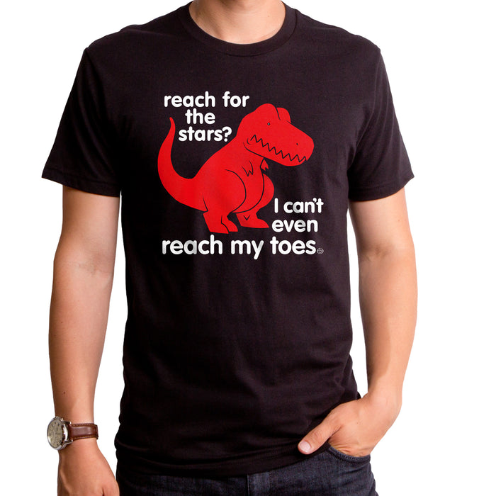goodie two sleeves Reach For The Floor Dino Adult T-Shirt