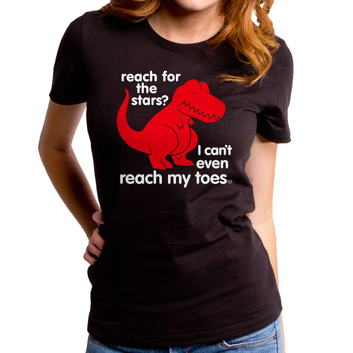 goodie two sleeves Reach For The Floor Dino Women's T-Shirt