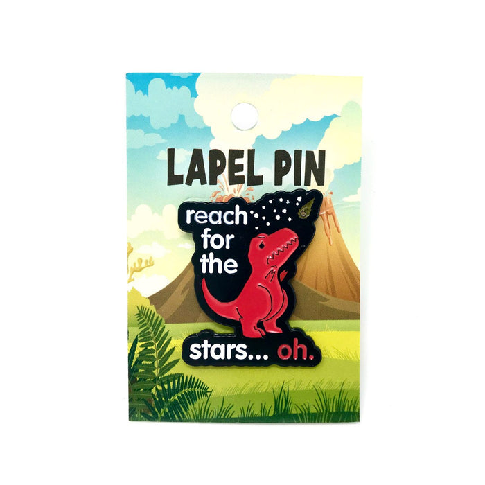 goodie two sleeves Reach For The Stars Dino Lapel Pin