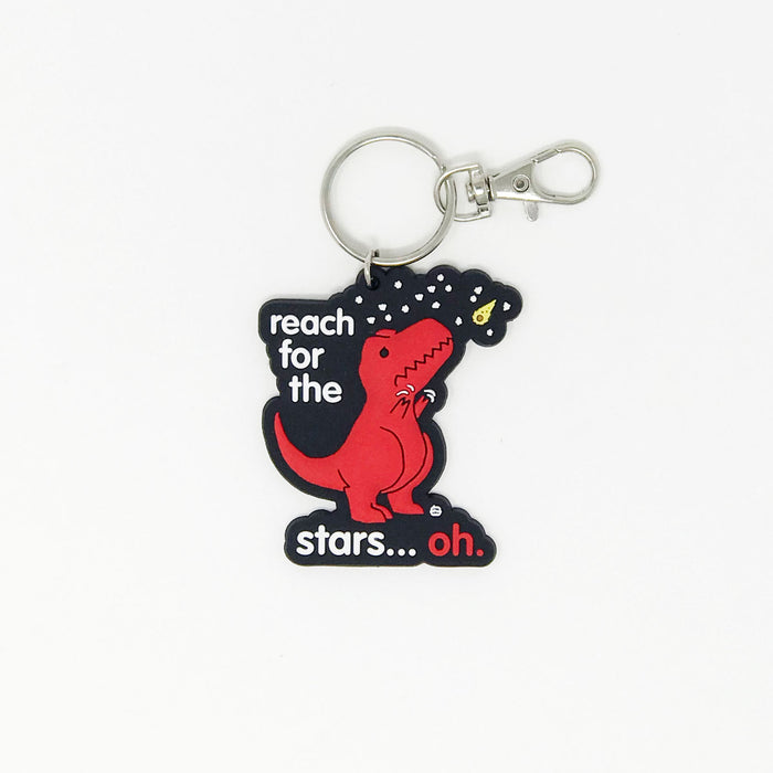goodie two sleeves Reach For The Stars Dino Rubber Keychain