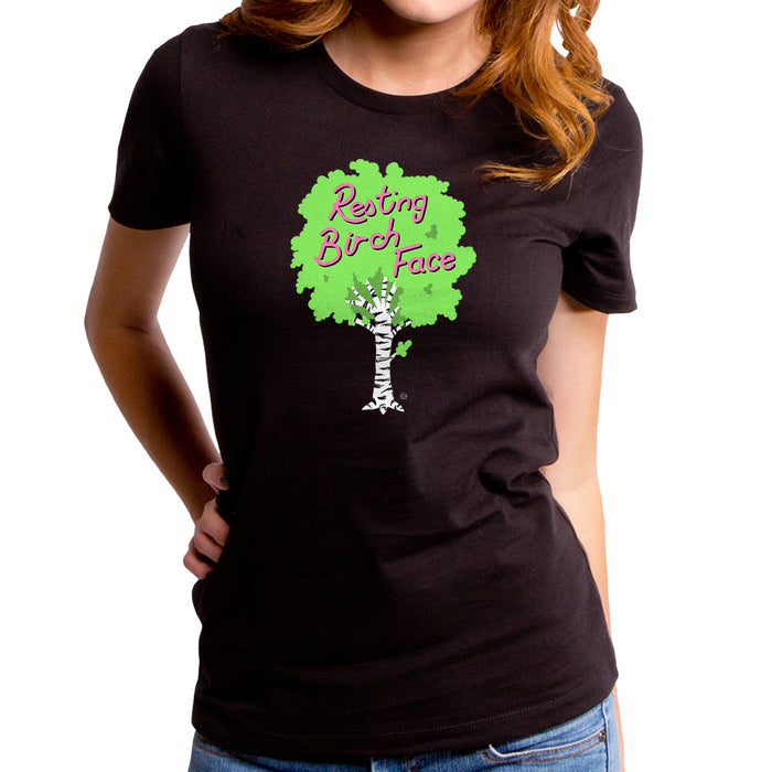 goodie two sleeves Resting Birch Face Women's T-Shirt