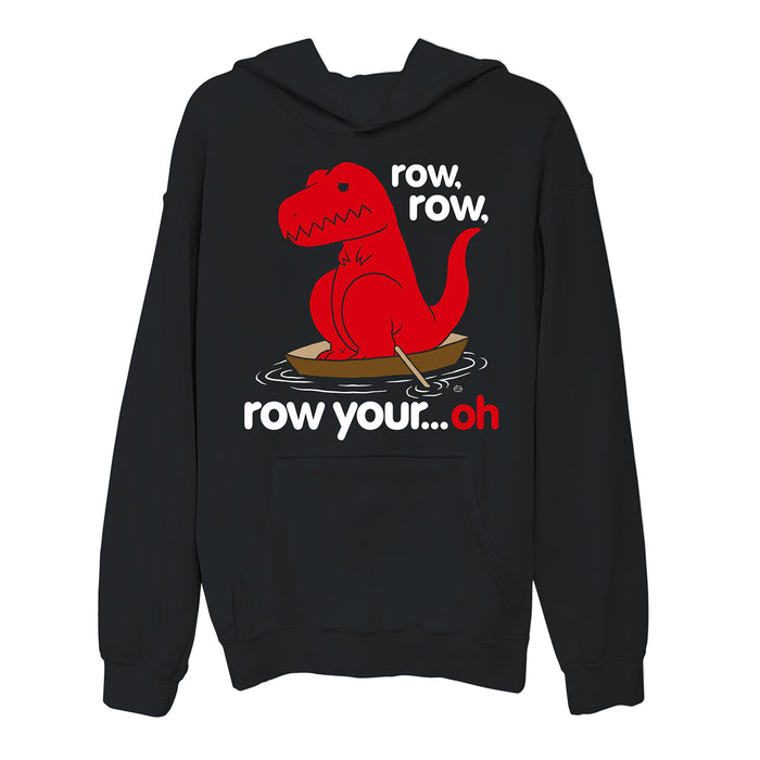 goodie two sleeves Row Your Oh Dino Fleece Hooded Sweatshirt