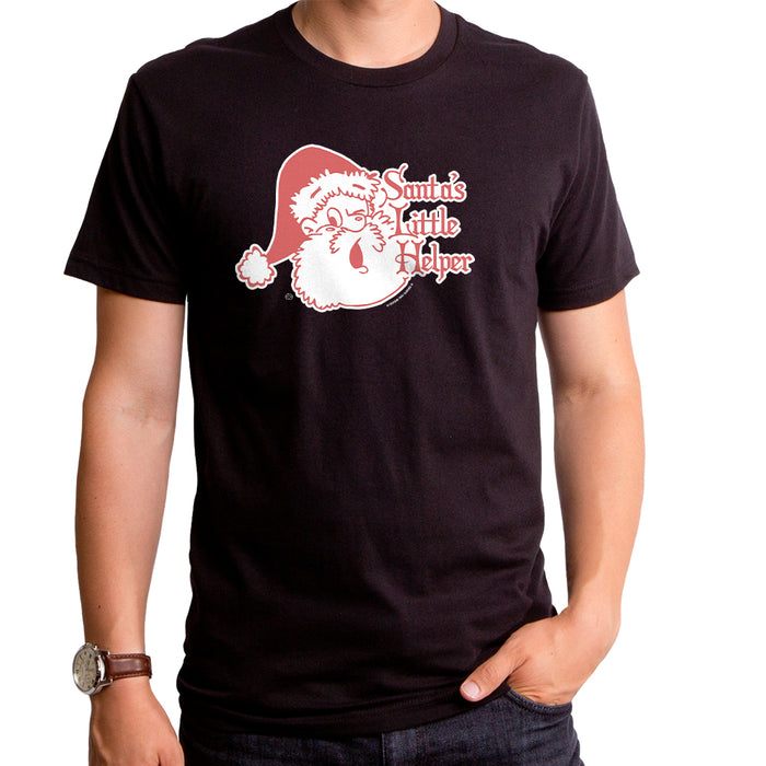 goodie two sleeves Santa's Little Helper Adult T-Shirt