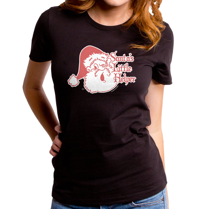 goodie two sleeves Santa's Little Helper Women's T-Shirt