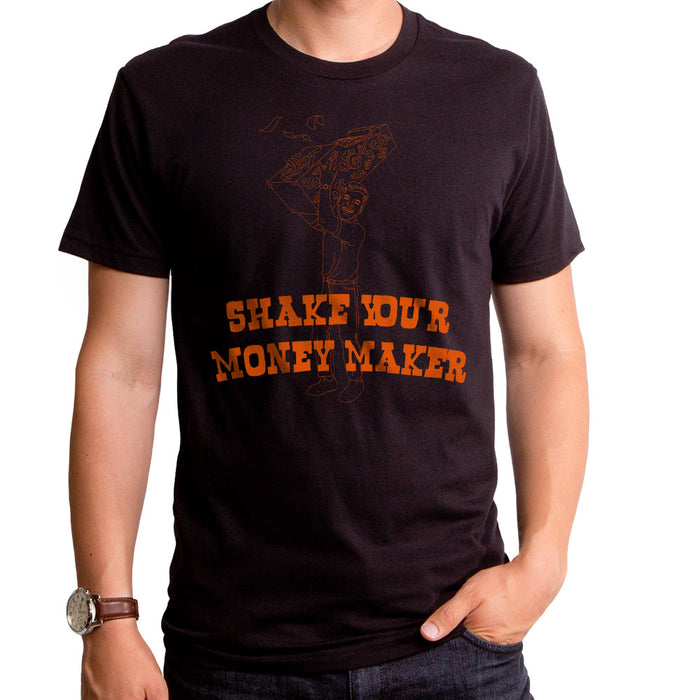 goodie two sleeves Shake Your Money Maker Adult T-Shirt